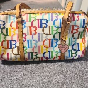 Dooney & Bourke Colorful Logo Shoulder Bag